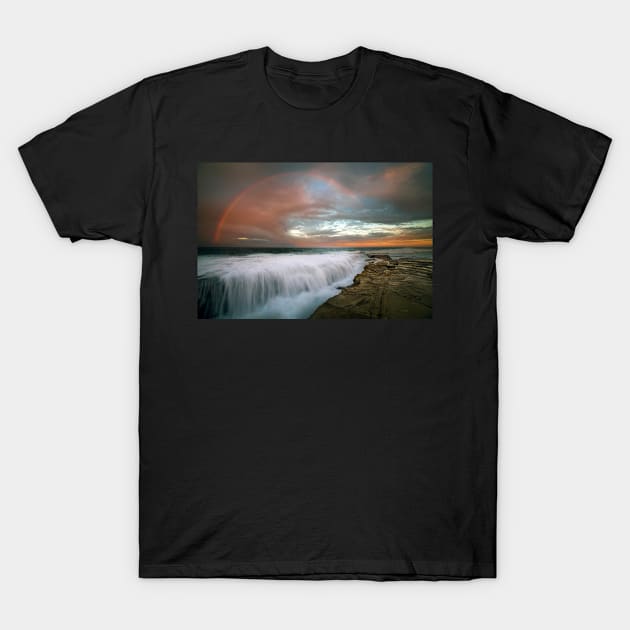 Rainbow sunset T-Shirt by dags